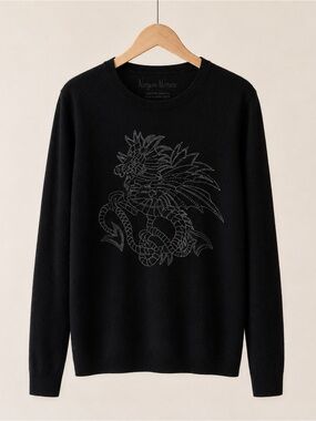 Neiman Marcus Men’s Printed Cashmere Sweater